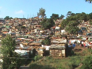 Durban's shacks.